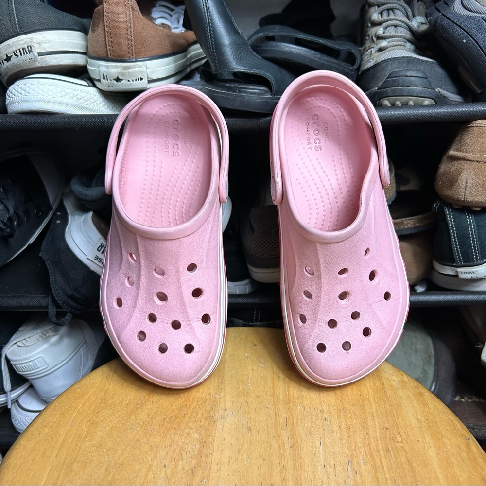CROCS Kids Pink Sandals - Picture 6 of 7